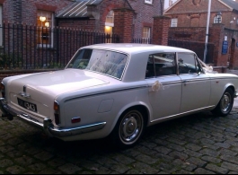 White Silver Shadow for wedding hire in Southampton